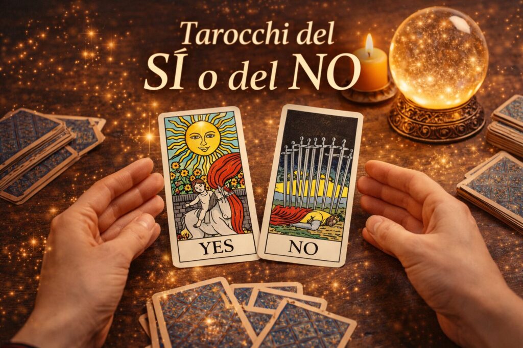 Consulto tarocchi sì o no, ricevi risposte dirette e sincere